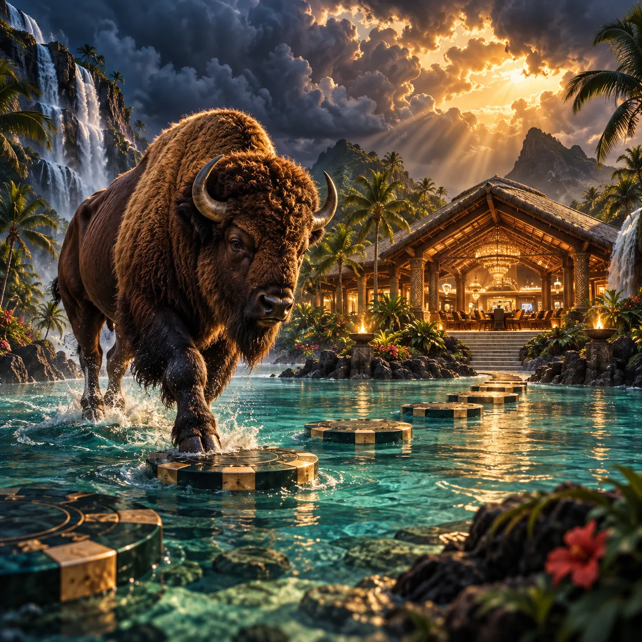 Editorial visualisation for Buffalo Blitz