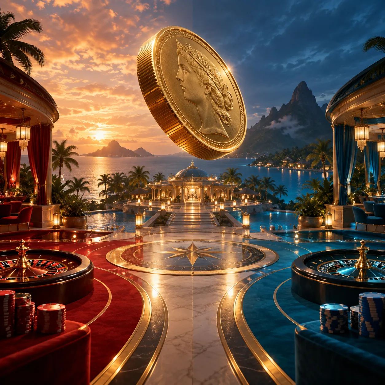 Editorial visualisation for Crazy Coin Flip